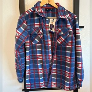 NWT snap button fleece jacket